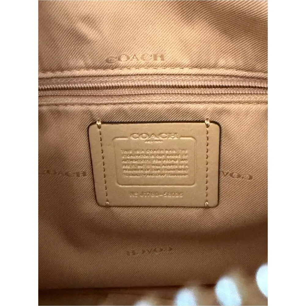 Coach Chelsea Hobo 32 Beechwood Pebbled Leather Shoulder Crossbody Bag
